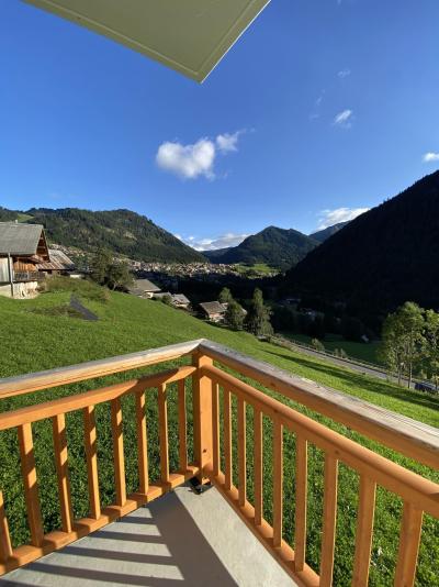 Vacaciones en montaña Apartamento 6 piezas para 12 personas - Chalet La Ferme de Delphine et François - Châtel - Balcón