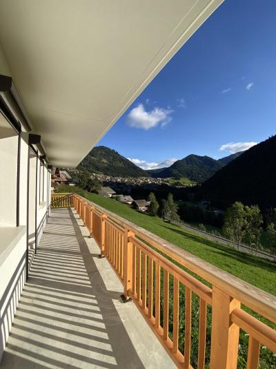 Vacaciones en montaña Apartamento 6 piezas para 12 personas - Chalet La Ferme de Delphine et François - Châtel - Balcón