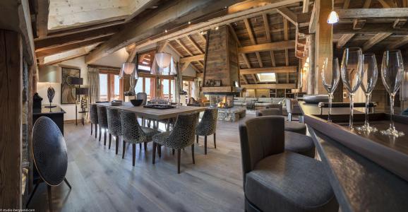 Каникулы в горах Шале триплекс 7 комнат 10 чел. - Chalet la Ferme de Juliette - Le Grand Bornand - Столова&