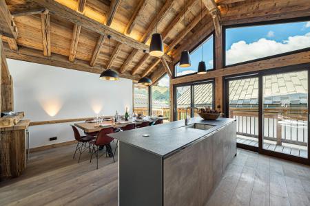Wakacje w górach Domek górski duplex 6 pokojowy dla 10 osób - Chalet la Grange - Saint Martin de Belleville - Kuchnia otwarta