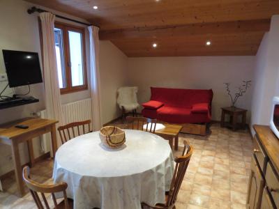 Vakantie in de bergen Studio bergnis 3 personen (01) - Chalet la Place - Le Grand Bornand - Woonkamer