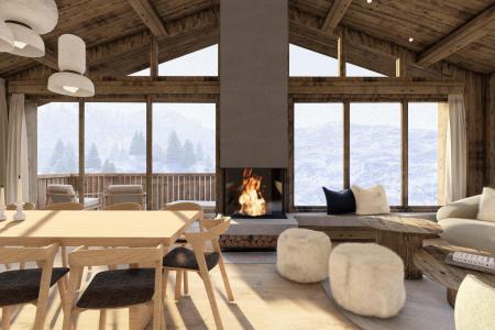 Vakantie in de bergen Chalet triplex 6 kamers 13 personen - Chalet La Poudreuse - Courchevel - Woonkamer