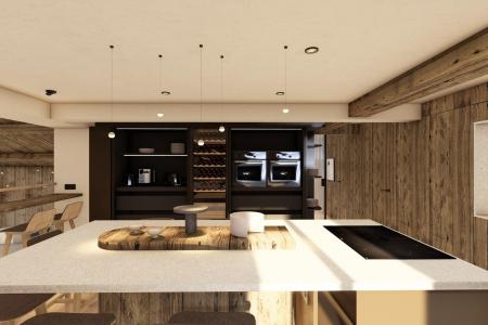 Wakacje w górach Domek górski triplex 6 pokojowy  dla 13 osób - Chalet La Poudreuse - Courchevel - Kuchnia