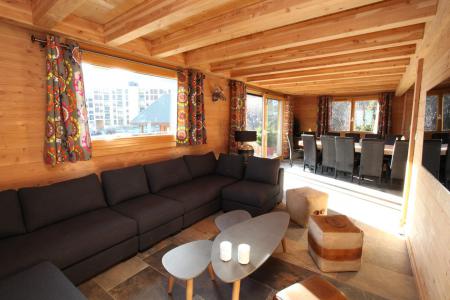 Urlaub in den Bergen Duplex Wohnung 6 Zimmer 14 Personnen - Chalet le Cocoon - La Toussuire - Wohnzimmer