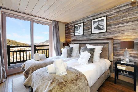Holiday in mountain resort 5 room quadriplex chalet 10 people - Chalet le Cortina - Courchevel - Bedroom