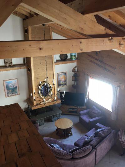 Urlaub in den Bergen Wohnung 6 Mezzanine Zimmer 10 Leute - Chalet le Flocon - Pralognan-la-Vanoise - Wohnzimmer