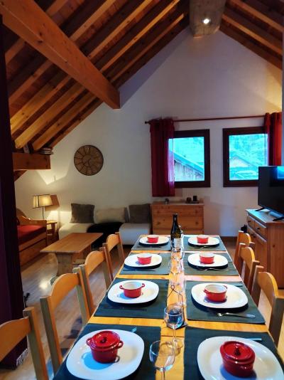 Каникулы в горах Апартаменты дуплекс 4 комнат 8 чел. (A) - Chalet le Gros Grenier - Valloire - Столова&