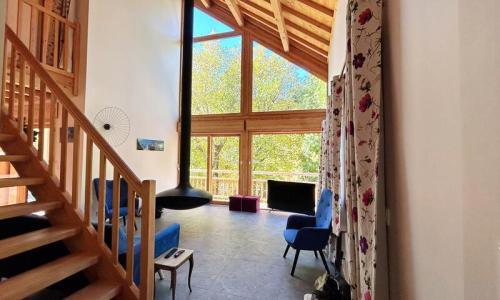 Urlaub in den Bergen Duplex Wohnung 5 Zimmer 8 Personnen (140m²) - Chalet Le Maestro - Pelvoux - Wohnzimmer
