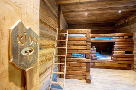 Holiday in mountain resort 7 room triplex chalet 14 people - Chalet Le Petit Bes - Les 2 Alpes - Bunk beds
