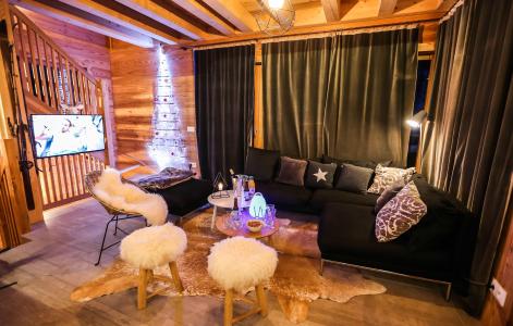 Holiday in mountain resort Chalet le Pure Altitude - Valloire - Living room