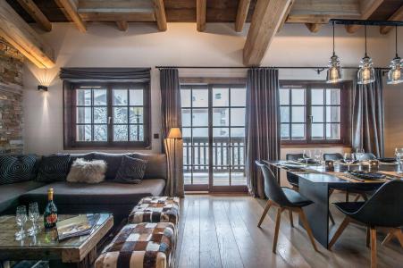 Holiday in mountain resort 6 room quadriplex chalet 10 people - Chalet le Refuge - Méribel - Living room