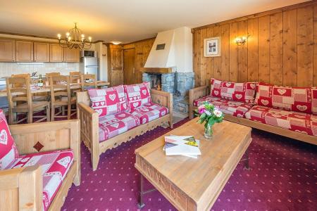 Urlaub in den Bergen 4 Zimmer Appartement für 6-8 Personen - Chalet le Refuge la Rosière - La Rosière - Wohnzimmer