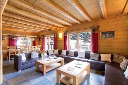 Vakantie in de bergen Chalet Le Renard Lodge - Les 2 Alpes - Woonkamer