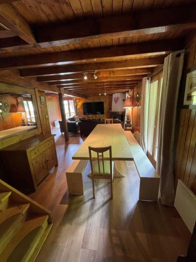 Vakantie in de bergen Chalet 8 kamers 14 personen - Chalet Le Reve - Châtel - Woonkamer