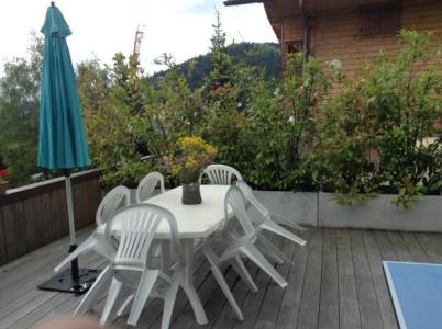 Vakantie in de bergen Appartement 4 kamers 8 personen - Chalet le Rocher - Le Grand Bornand - Terras