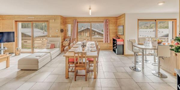 Urlaub in den Bergen 6 Zimmer Chalet für 10 Personen (CH) - Chalet le Sérac - Champagny-en-Vanoise - Wohnzimmer