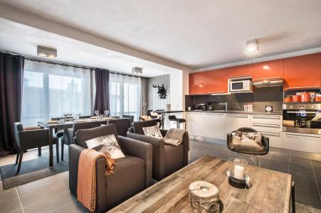 Holiday in mountain resort 3 room apartment 6 people (SALERS) - Chalet les 3 Vaches - Courchevel - Living room