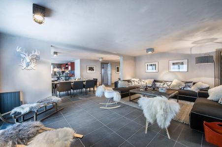 Urlaub in den Bergen 6-Zimmer-Appartment für 10 Personen (ABONDANCE) - Chalet les 3 Vaches - Courchevel - Wohnzimmer