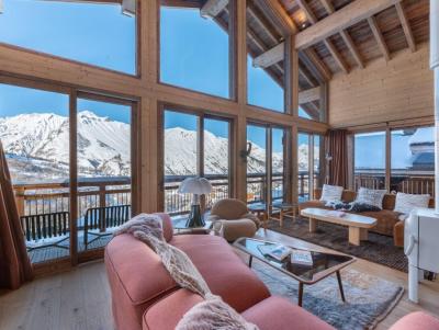 Каникулы в горах Шале триплекс 6 комнат 12 чел. - Chalet Les 4 Frères - Saint Martin de Belleville - Салон