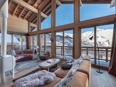 Vacances en montagne Chalet triplex 6 pièces 12 personnes - Chalet Les 4 Frères - Saint Martin de Belleville - Séjour