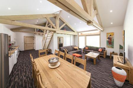 Holiday in mountain resort 5 room duplex apartment 12 people (Grand Renard) - Chalet Les Amis - Peisey-Vallandry - Dining area