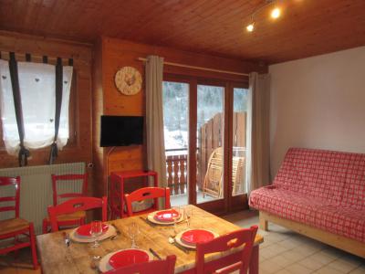 Vakantie in de bergen Appartement 3 kamers 6 personen (1) - Chalet les Bouquetins - Châtel - Woonkamer