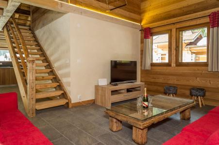 Vakantie in de bergen Appartement 8 kamers 14 personen - Chalet les Bucherons - Châtel - Woonkamer