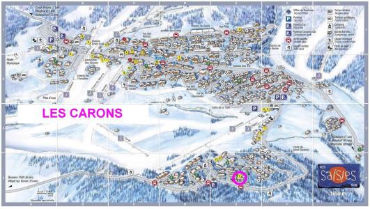Vacanze in montagna Chalet les Carons - Les Saisies - Mappa