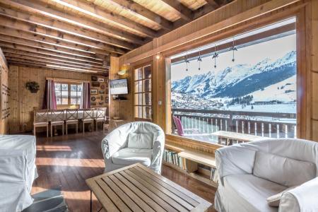 Vacances en montagne Chalet duplex 5 pièces 10 personnes - Chalet Les Girs - La Clusaz - Séjour