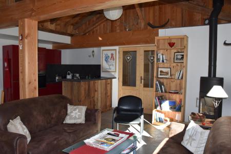 Holiday in mountain resort 5 room chalet 10 people - Chalet les Granges du Plan - Pralognan-la-Vanoise - Living room