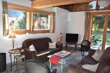 Urlaub in den Bergen 5 Zimmer Chalet für 10 Personen - Chalet les Granges du Plan - Pralognan-la-Vanoise - Wohnzimmer
