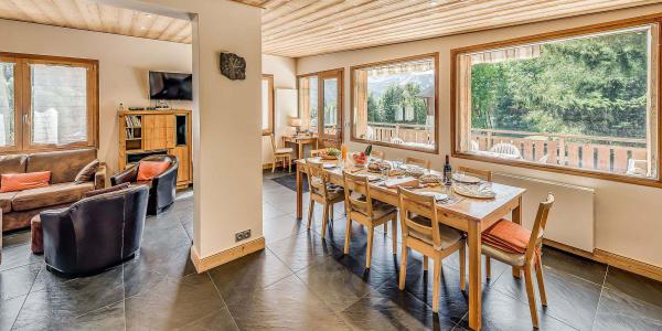 Holiday in mountain resort 5 room chalet 10 people (CH) - Chalet les Lauzes - Champagny-en-Vanoise - Living room