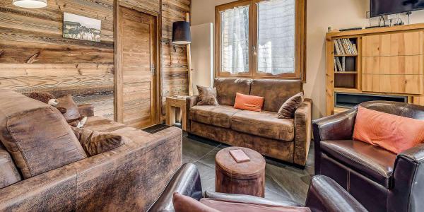 Holiday in mountain resort 5 room chalet 10 people (CH) - Chalet les Lauzes - Champagny-en-Vanoise - Living room