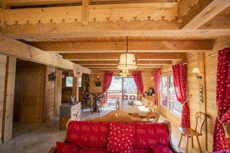 Holiday in mountain resort 6 room duplex chalet 15 people - Chalet Les Noisetiers - Châtel - Living room