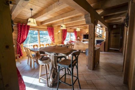 Vacances en montagne Chalet duplex 6 pièces 15 personnes - Chalet Les Noisetiers - Châtel - Séjour