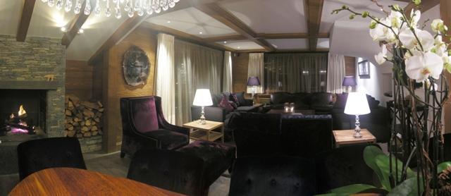 Holiday in mountain resort 7 room chalet 14 people - Chalet les Oursons - Courchevel - Living room