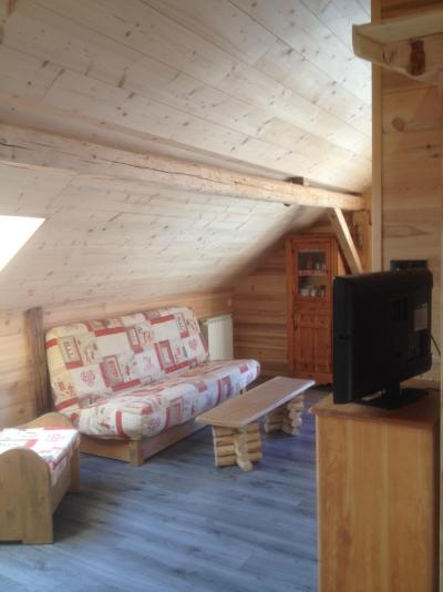 Vakantie in de bergen Appartement 3 kamers 5 personen (002) - Chalet les Pivottes - Châtel - Woonkamer