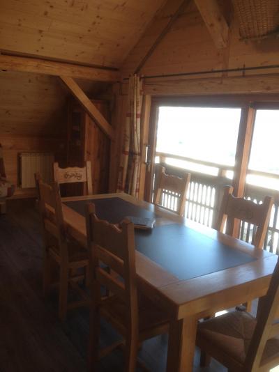 Vakantie in de bergen Appartement 3 kamers 5 personen (002) - Chalet les Pivottes - Châtel - Woonkamer