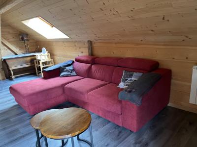 Vakantie in de bergen Appartement 3 kamers 5 personen (002) - Chalet les Pivottes - Châtel - Woonkamer