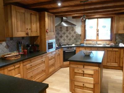 Holiday in mountain resort 7 room triplex chalet 12 people - Chalet les Tournesols 3 - Châtel - Kitchen