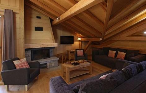 Urlaub in den Bergen Chalet Levanna Orientale - Les 2 Alpes - Wohnzimmer
