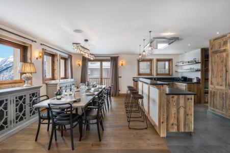 Vacances en montagne Chalet quadriplex 6 pièces 10 personnes - Chalet Libellule - Courchevel - Cuisine