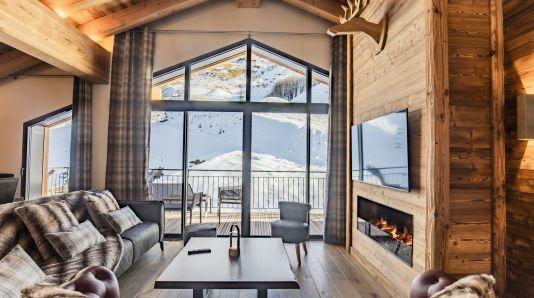 Holiday in mountain resort 5 room duplex apartment 8-10 people (4) - Chalet Lodge PureValley - Les Menuires - Accommodation