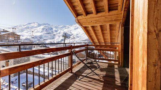 Каникулы в горах Апартаменты дуплекс 7 комнат 15 чел. (3) - Chalet Lodge PureValley - Les Menuires - Балкон