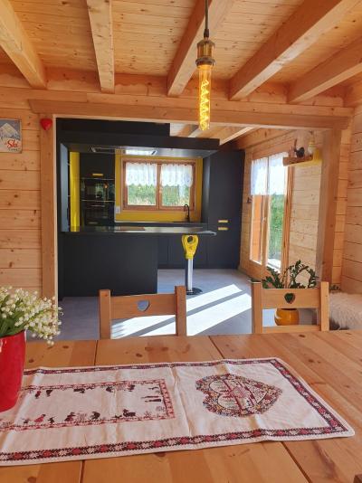 Vakantie in de bergen Chalet duplex 5 kamers 12 personen - Chalet Lôu Polaye - Châtel - Woonkamer