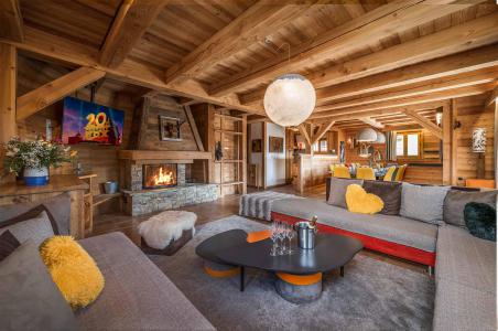 Holiday in mountain resort Chalet Loup - Alpe d'Huez - Living room