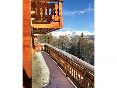 Holiday in mountain resort Chalet Marguerite - Thyon - Balcony