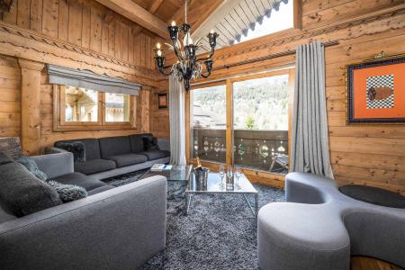 Holiday in mountain resort Chalet Mariefleur - Méribel - Living room