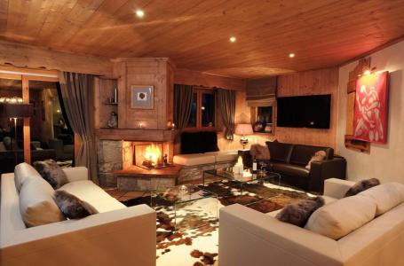 Holiday in mountain resort Chalet Marielaine - Méribel - Living room