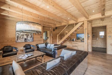 Holiday in mountain resort 6 room duplex chalet 11 people (Marius) - Chalet Marius - Chamonix - Living room